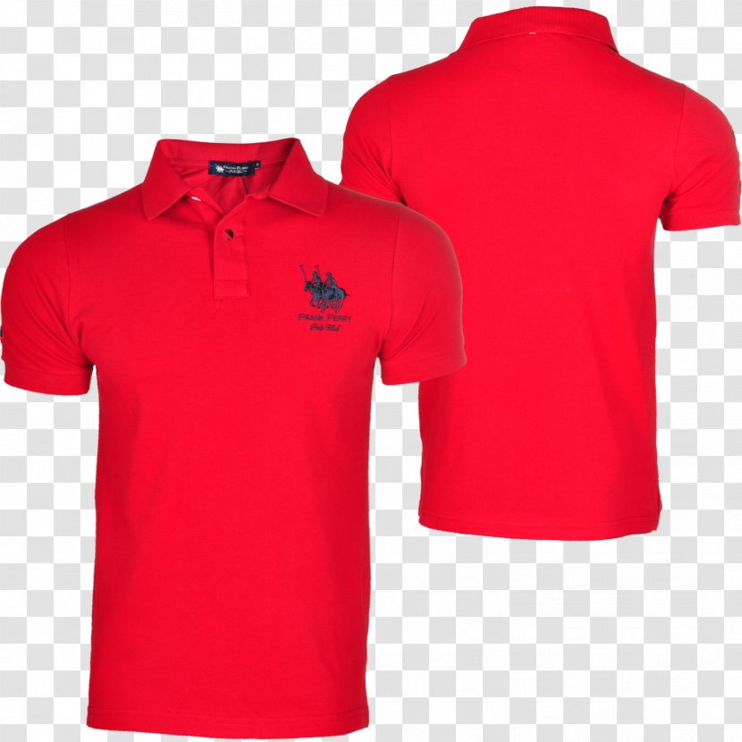 T-shirt Sleeve Polo Shirt Red Transparent PNG