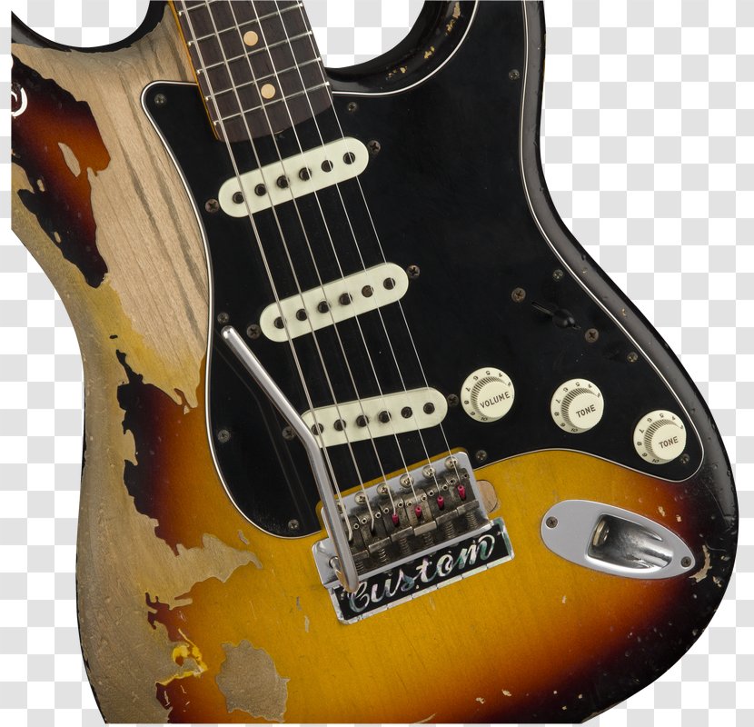 Bass Guitar Electric Fender Stratocaster Stevie Ray Vaughan Musical Instruments Corporation - Silhouette Transparent PNG