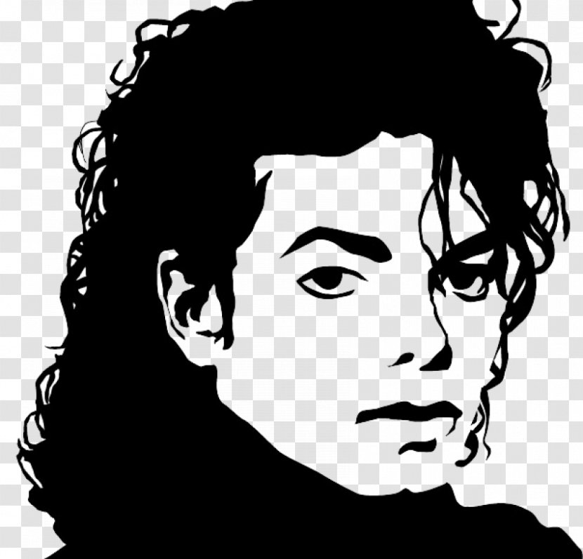 Michael Jackson Vector Graphics Clip Art Drawing - Face Transparent PNG