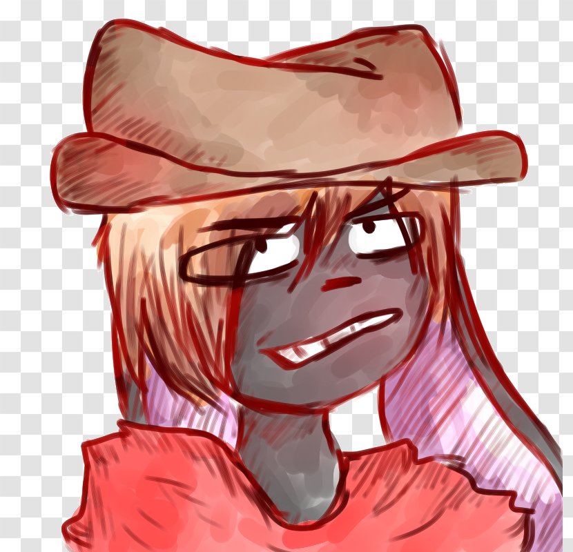 Cowboy Hat Cartoon Blood Character - Frame Transparent PNG