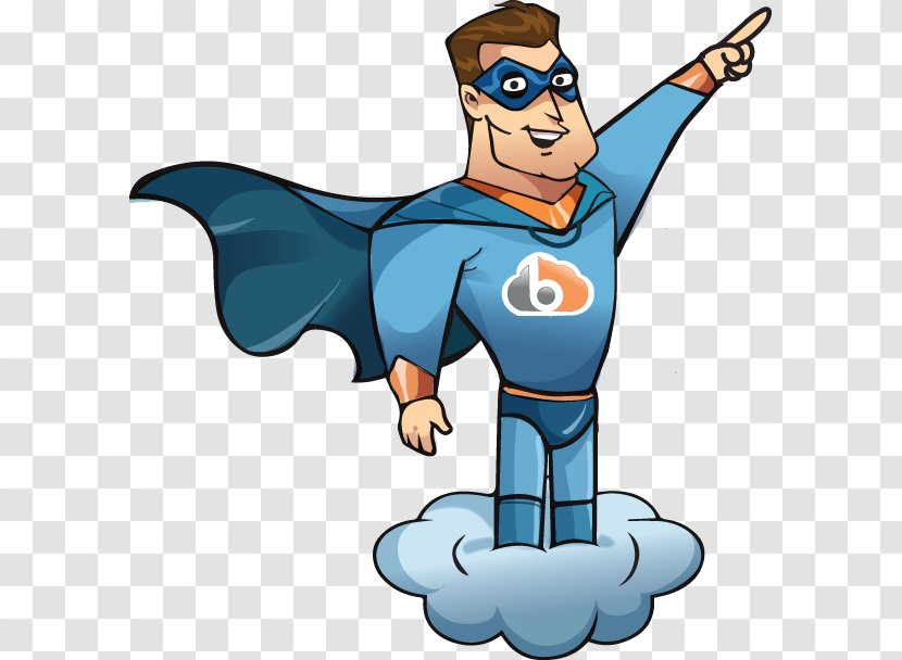 Superhero Clip Art - Fictional Character - Cloud Banner Transparent PNG