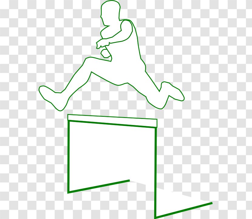 Hurdling Wadiz Teacher Steeplechase Clip Art - Line - Rectangle Transparent PNG