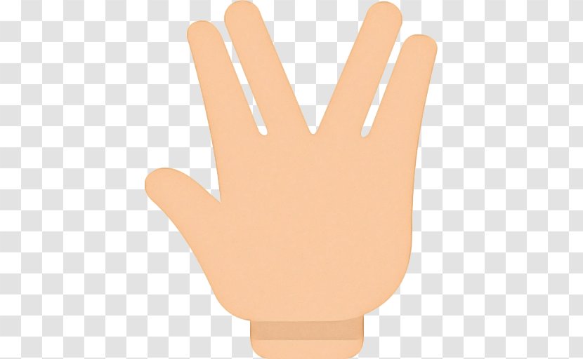 Thumb Finger - Sign Language Beige Transparent PNG