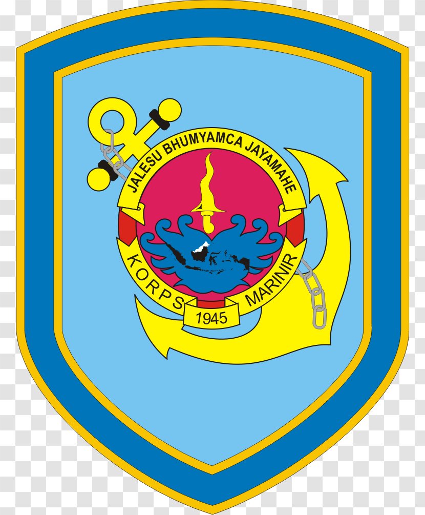 Indonesian Marine Corps Marines Taifib Denjaka - Symbol - Korps Marinir Transparent PNG