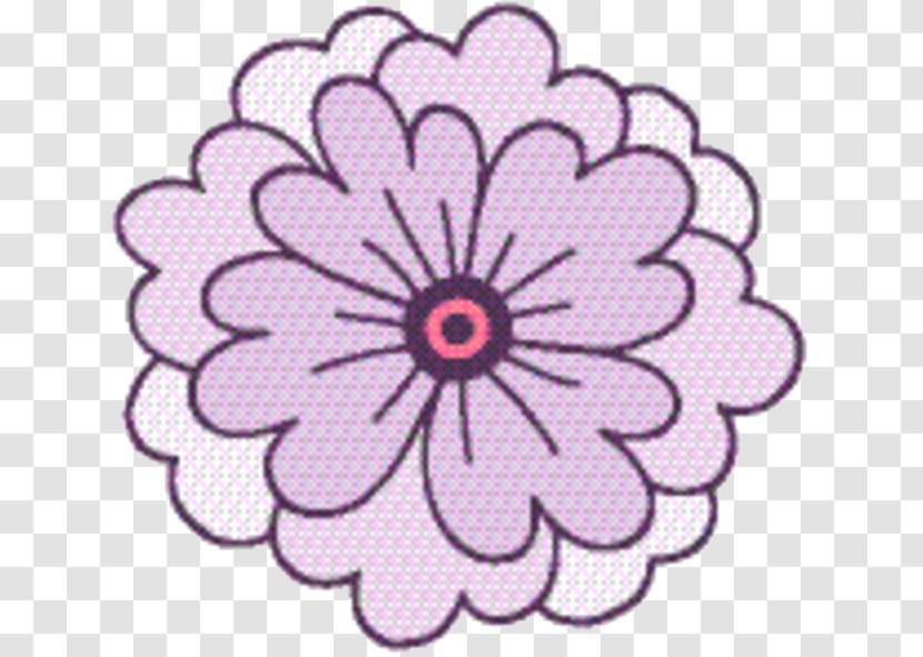 Pink Flower Cartoon - Purple - Plant Transparent PNG