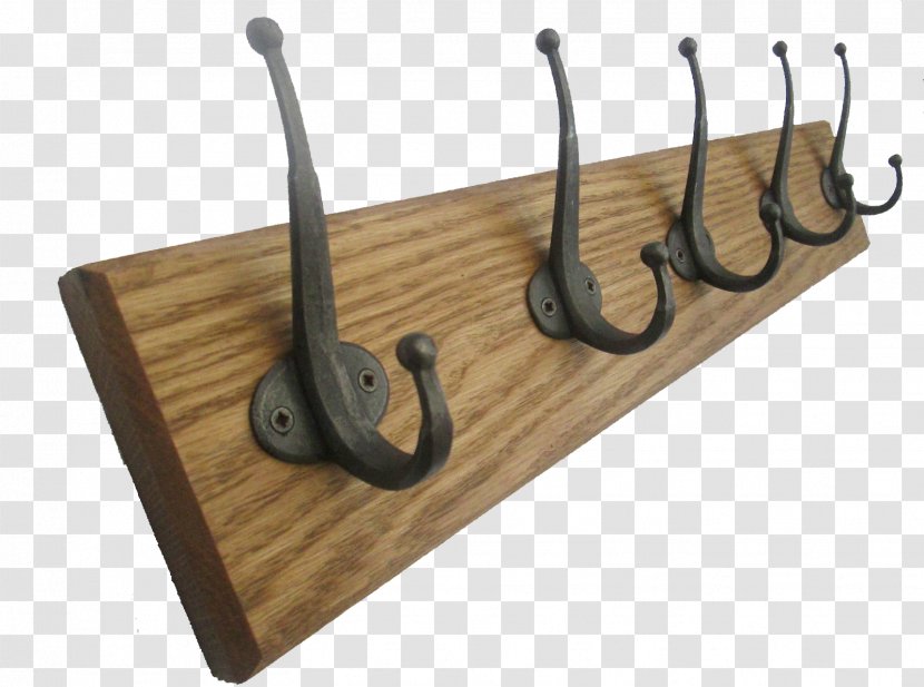 Wood Clothes Hanger Coat & Hat Racks Cloakroom - Metal - Wooden Board Transparent PNG