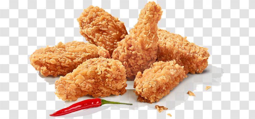 KFC Buffalo Wing Crispy Fried Chicken Hot - Fingers Transparent PNG