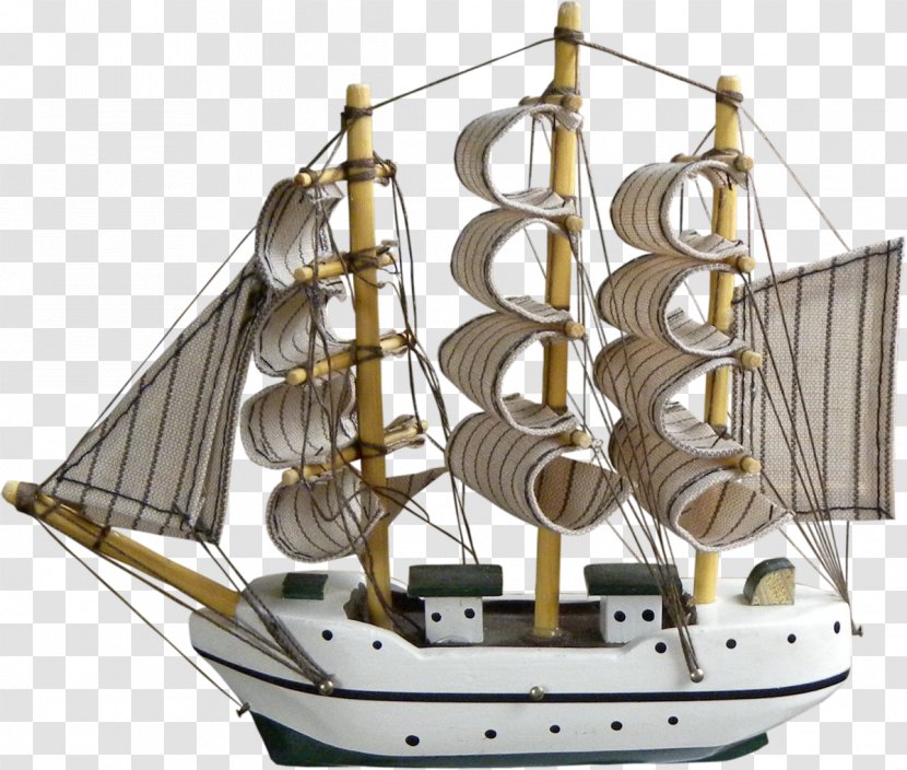 Brigantine Ship Of The Line Sailing - First Rate Transparent PNG