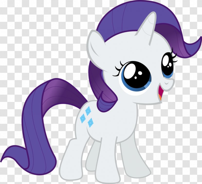 Pony Rarity Whiskers Horse Filly - Heart Transparent PNG