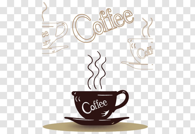 Coffee Cup Cafe Clip Art - White - Vector Transparent PNG