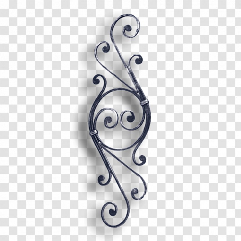 Body Jewellery Animal Font - Wrought Iron Gate Transparent PNG