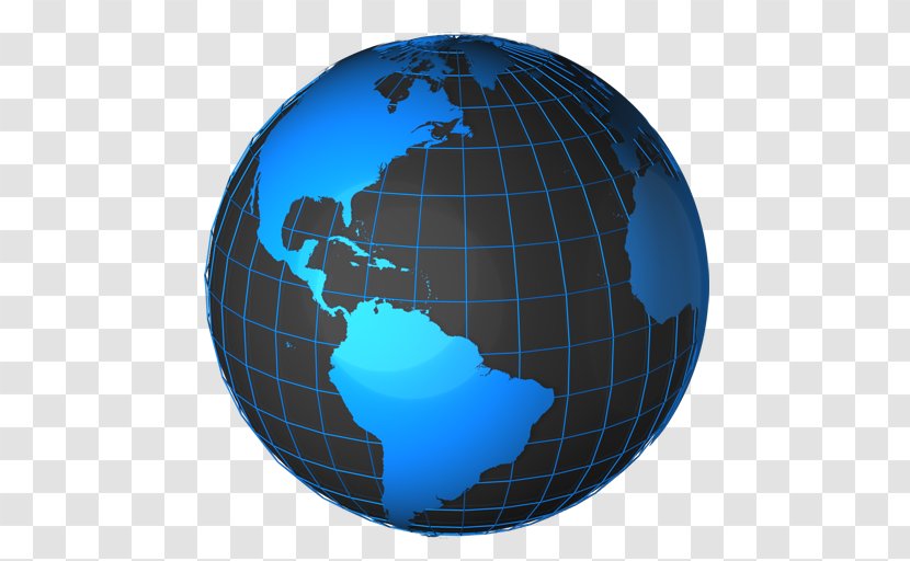 Earth World Map Globe Icon - Planet Transparent PNG