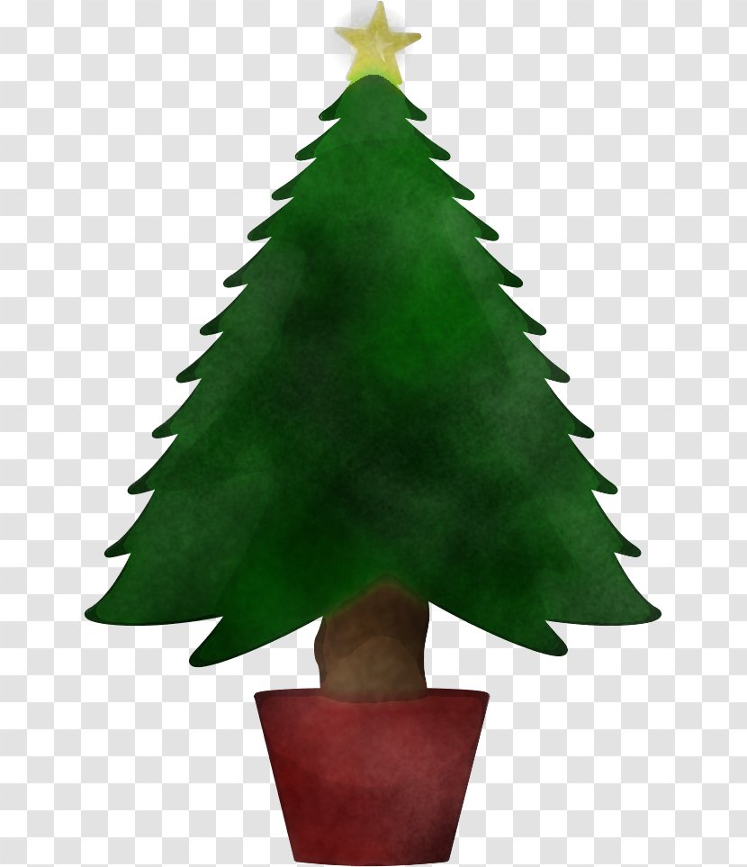 Christmas Tree - Decoration - Ornament Flowerpot Transparent PNG