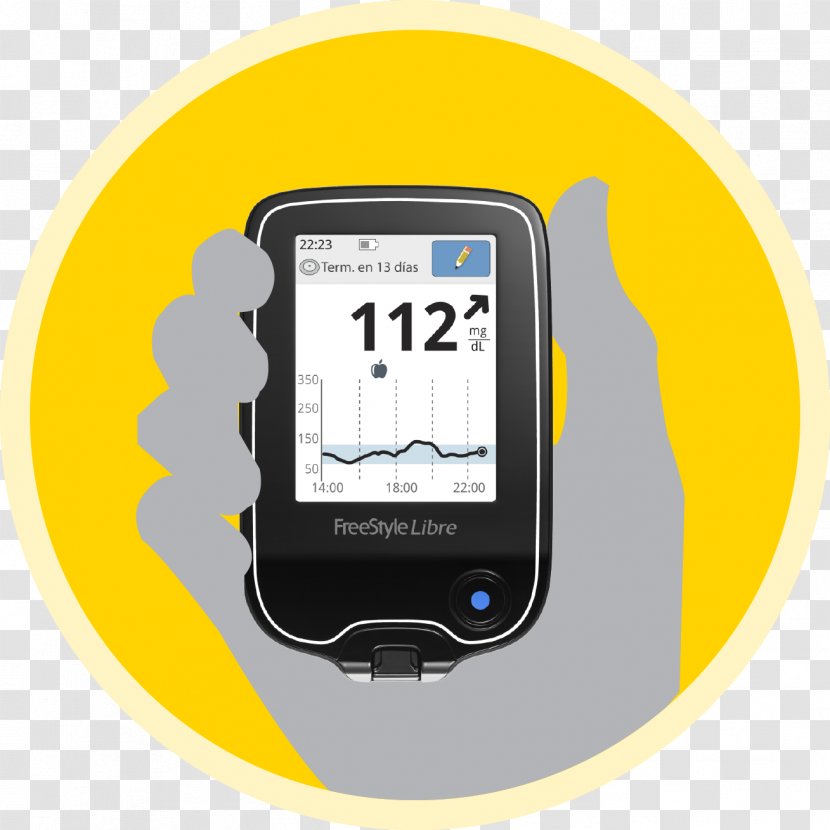 Blood Glucose Monitoring Continuous Monitor Sugar Diabetes Mellitus - Telephony - Free Style Transparent PNG