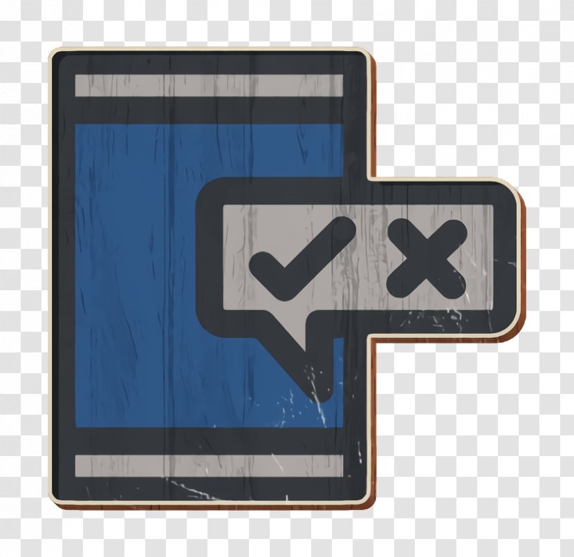Rate Icon Rating Survey - Electric Blue Symbol Transparent PNG