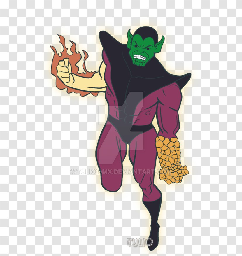 Cartoon Superhero Legendary Creature - Fictional Character - SKRULL Transparent PNG