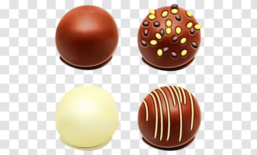Chocolate - Watercolor - Cuisine Confectionery Transparent PNG