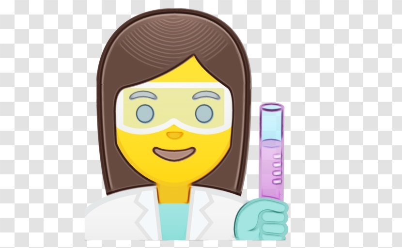 Smiley Emoji - Scientist - Cartoon Noto Fonts Transparent PNG