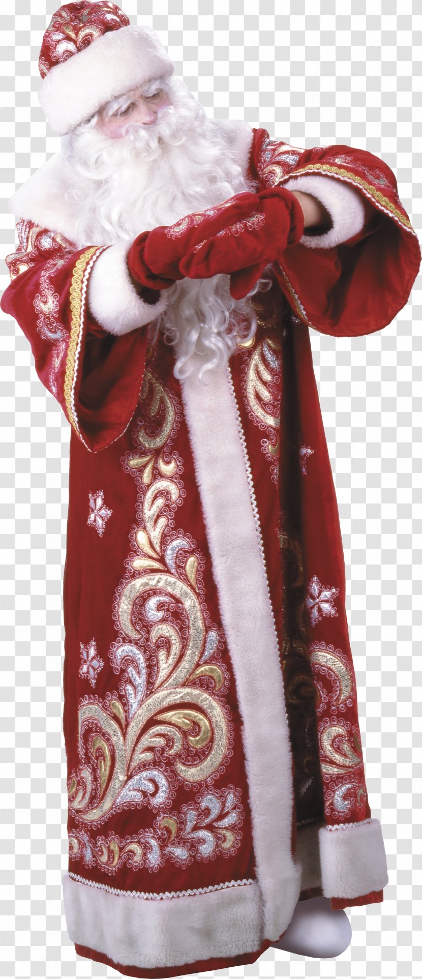 Santa Claus Snegurochka Ded Moroz Christmas Ornament Decoration - Figurine Transparent PNG