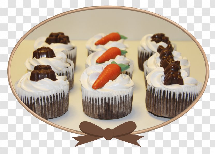 Cupcake Muffin Chocolate Buttercream - Dessert Transparent PNG