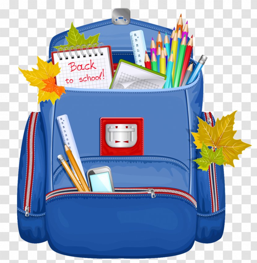 Backpack School Bag Clip Art - Royaltyfree - Back To Transparent PNG