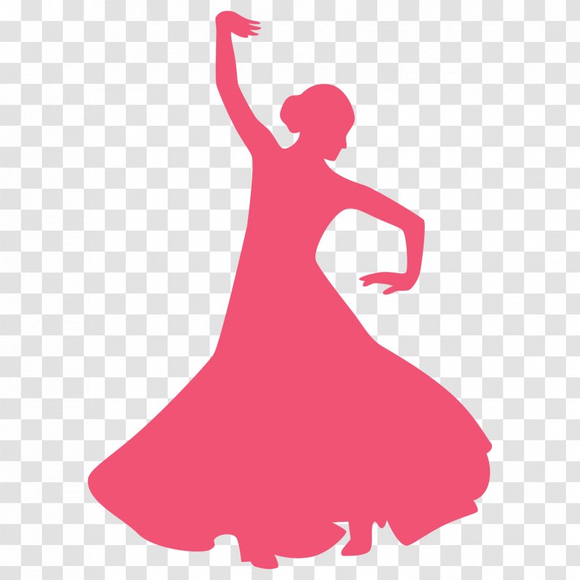 Dance Flamenco Silhouette - Flower Transparent PNG