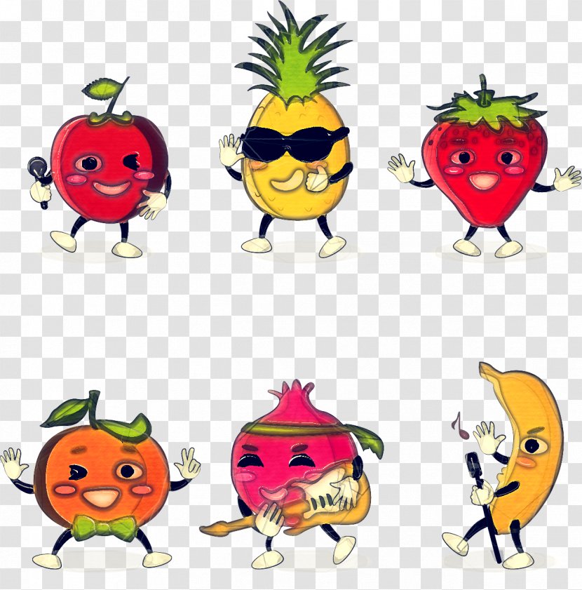 Emoticon - Strawberry - Vegetable Transparent PNG