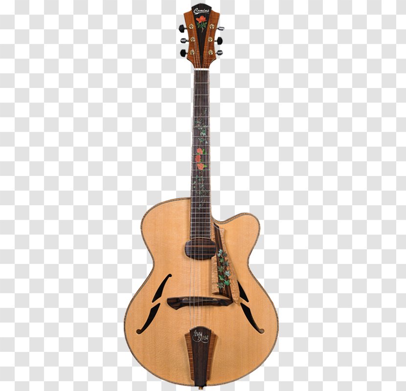 Acoustic Guitar Ukulele Bass Tiple Cuatro - Frame - Rose Ivy Transparent PNG