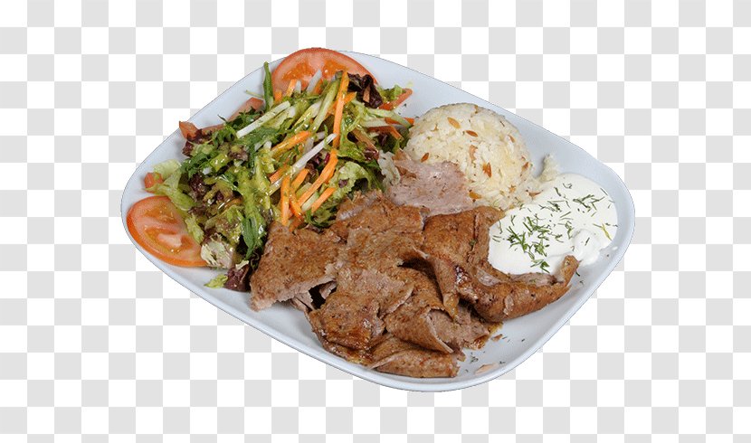 Thai Cuisine Mediterranean Plate Lunch Basin - Food - Kebab Doner Transparent PNG