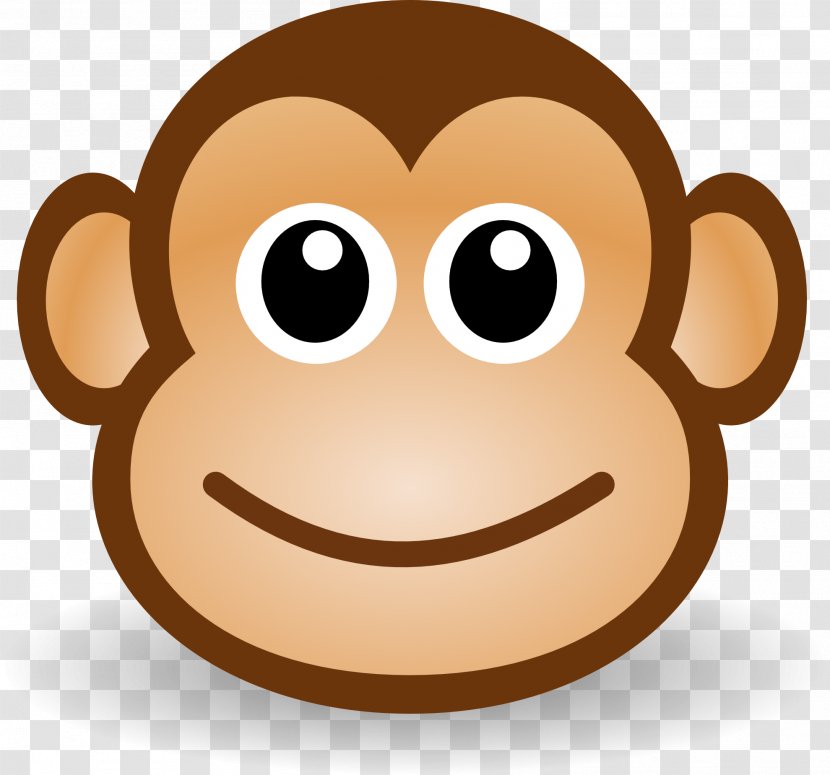 Ape Monkey Cartoon Clip Art - Scalable Vector Graphics - Sad Face Transparent PNG