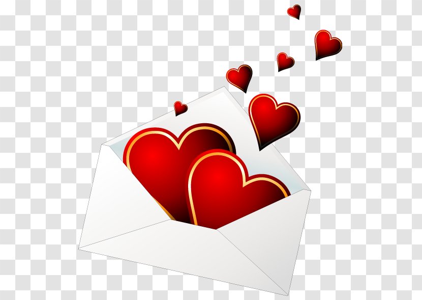 Love Letter Romance Envelope - Valentine S Day - Qi Tian Da Sheng Transparent PNG