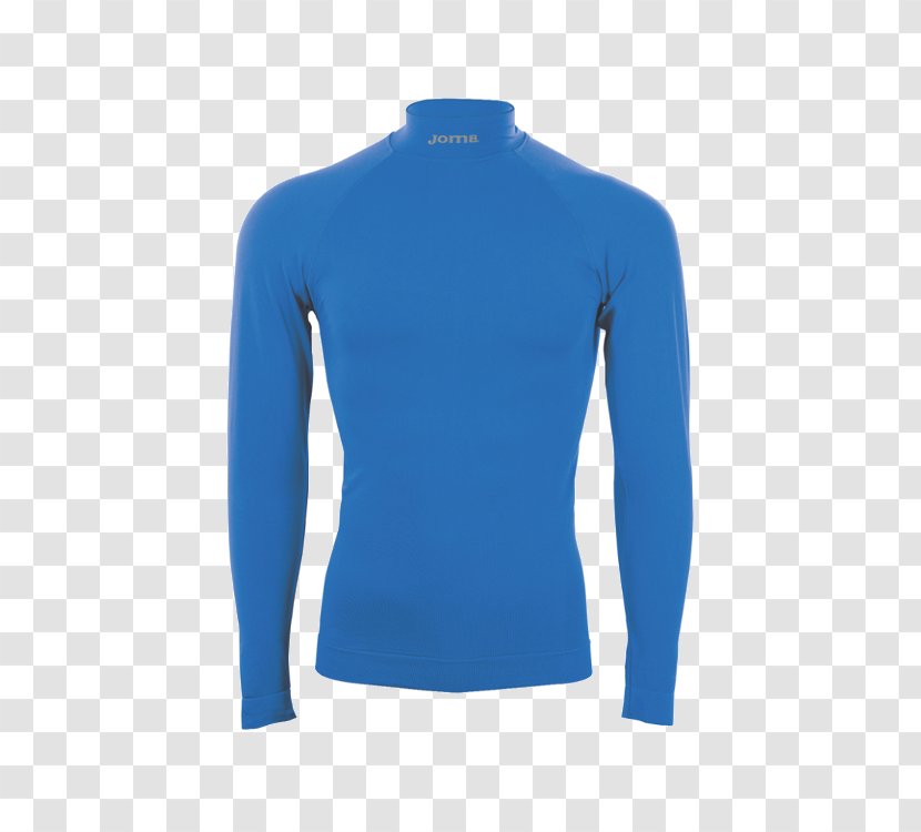 Long-sleeved T-shirt Clothing Undershirt - Electric Blue Transparent PNG