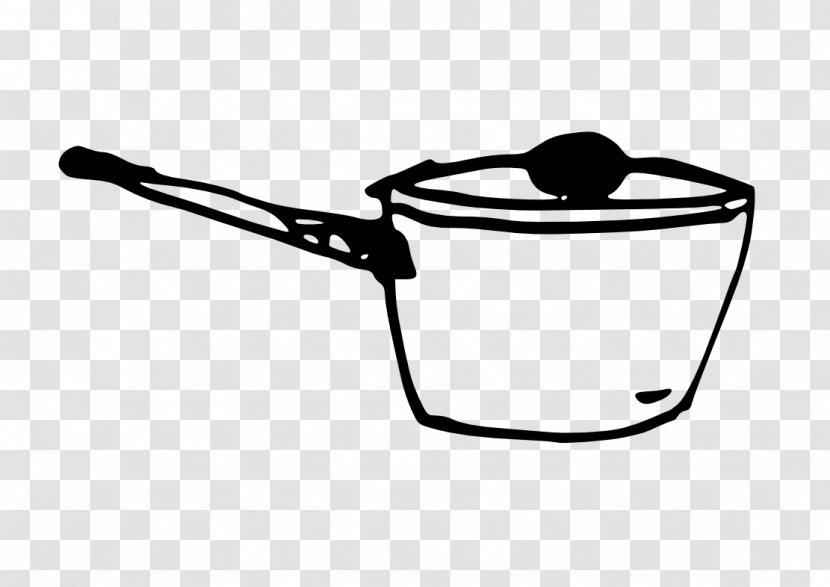 Casserole Cookware Lid Coloring Book Clip Art - And Bakeware - Monochrome Photography Transparent PNG