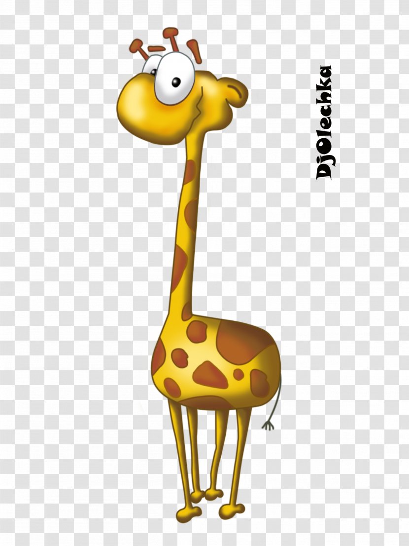 Giraffe Neck Clip Art Product Design - Yellow Transparent PNG