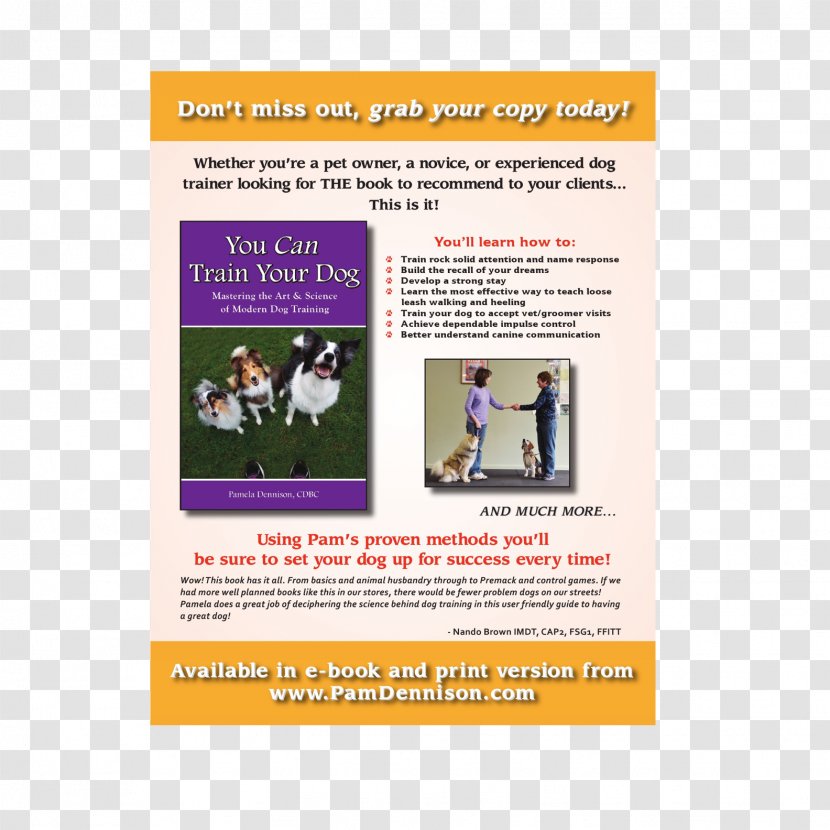 Dog Training Book Science Transparent PNG