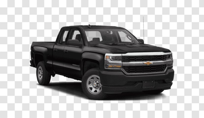 General Motors 2018 Chevrolet Silverado 1500 Double Cab Pickup Truck Four-wheel Drive - Full Size Car Transparent PNG