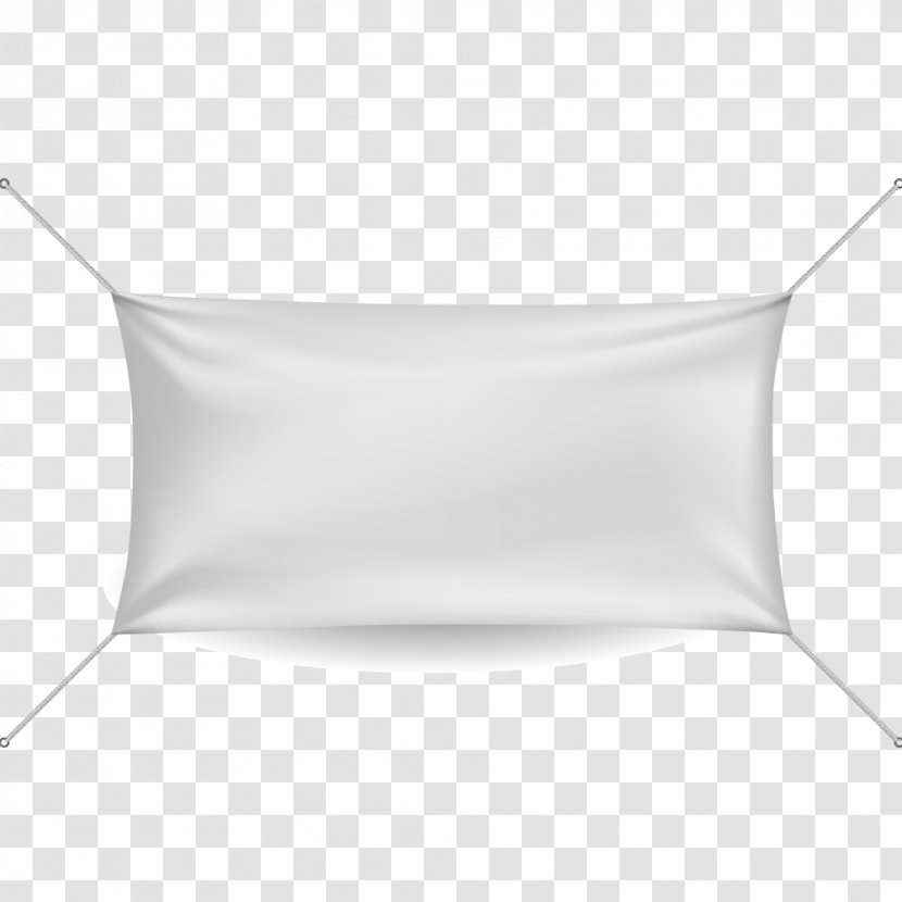 Textile White Pattern - Area - Cloth With Four Angles Transparent PNG