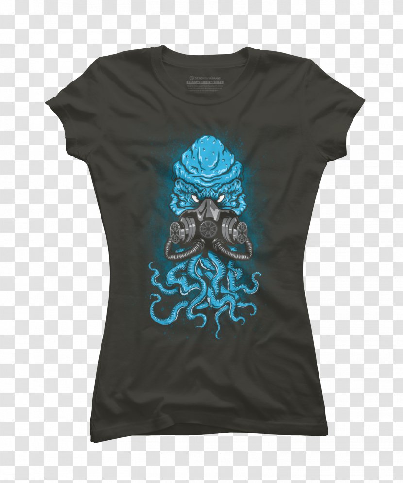 T-shirt Clothing Sweater The Complete Fiction Of H. P. Lovecraft - Aqua - Cthulhu Transparent PNG