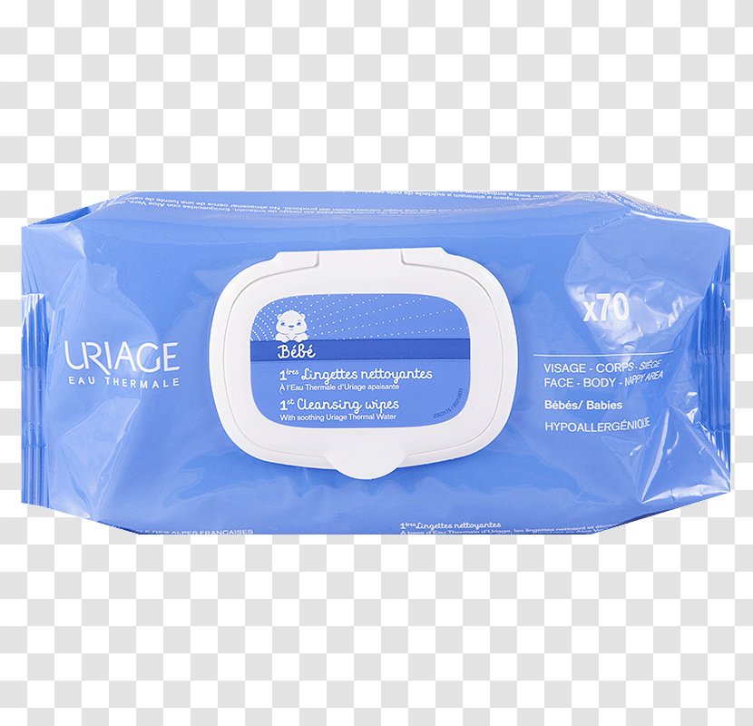 Uriage-les-Bains Diaper Lingette Uriage Cleansing Cream Wet Wipe - Cleanser - Child Transparent PNG
