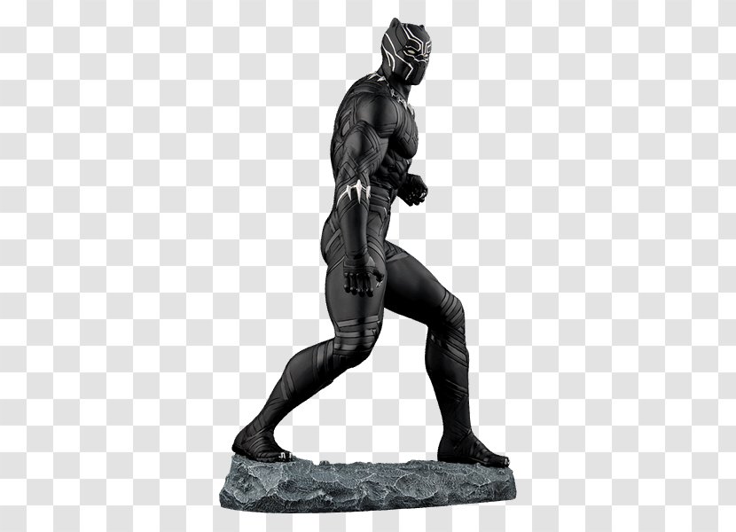 Black Panther Hulk Bronze Sculpture Widow Figurine - Marvel Transparent PNG