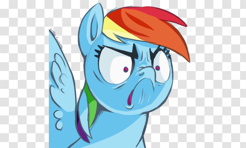 Rainbow Dash Pinkie Pie Derpy Hooves Drawing - Watercolor - Angry Transparent PNG