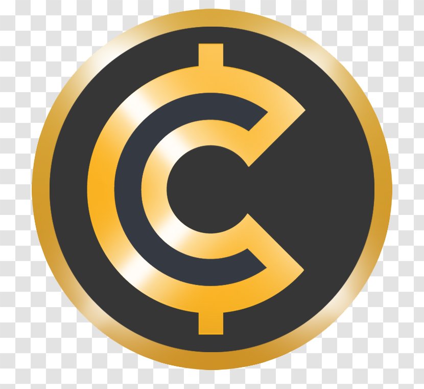 Cryptocurrency Bitcoin Logo Blockchain Trade - Yellow Transparent PNG