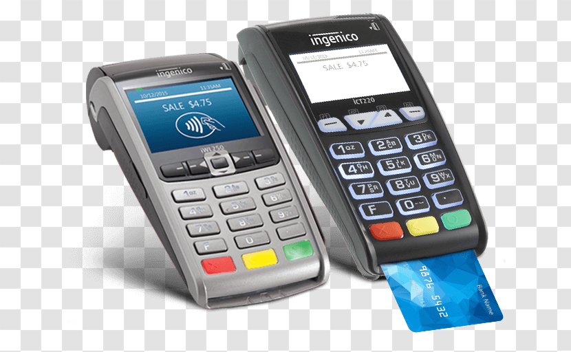 Feature Phone Payment Terminal Ingenico EFTPOS Mobile Phones - Caller Id - Pos Transparent PNG