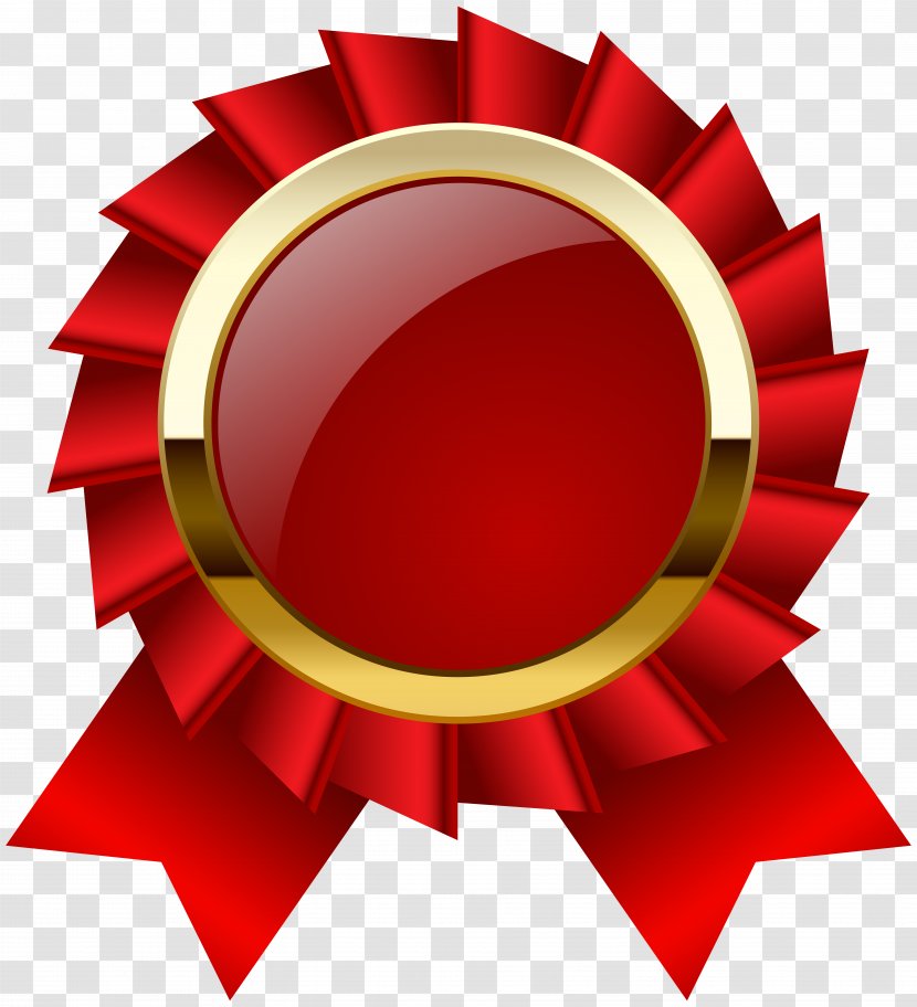 Ribbon Award Medal Clip Art - Rosette Clipar Image Transparent PNG