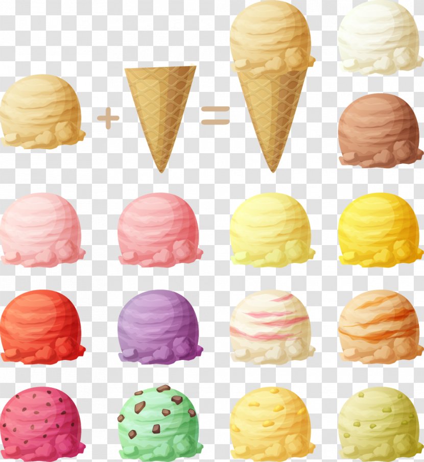 Ice Cream Cone Chocolate Waffle Transparent PNG