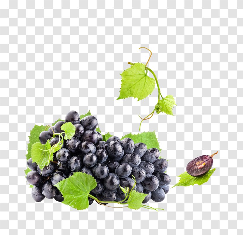Juice Common Grape Vine Berry Concord - Fruit Preserves - Vector Grapes Transparent PNG