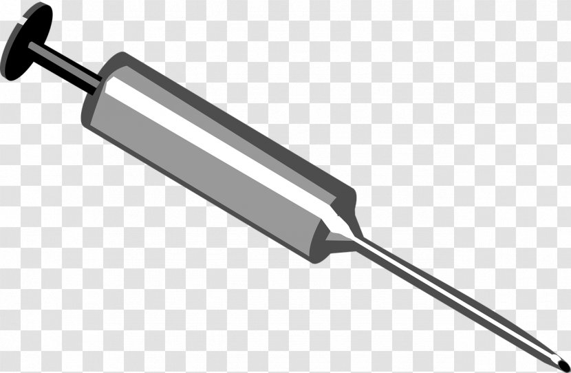Injection Pharmaceutical Drug Hypodermic Needle Clip Art - Syringe Transparent PNG