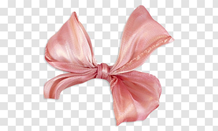 Hair Tie Silk Pink M - Ribbon Transparent PNG