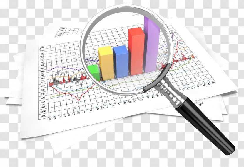 Data Chart Download Clip Art - Magnifying Transparent PNG