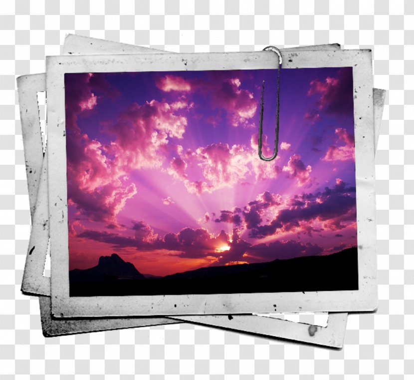 Sunset Cloud Light Sky - Television Transparent PNG